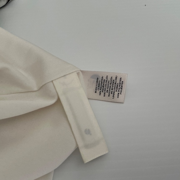 Ann Taylor Belted Sheath Dress White & Navy Size 12 US - Picture 6 of 8